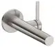 Keuco-KE-EHM-WT-Mischer-IXMO-59516-rund-Wandmontage-187-mm-Nickel-gebuerstet-59516050101 gallery number 1